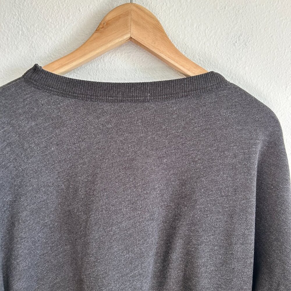 NWOT Free People Movement Sweatshirt XS Charcoal Gray Crop Boxy - Picture 7 of 10